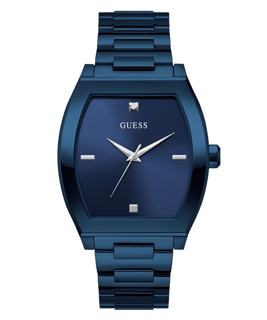 Guess Punctual Heren Horloge Blauw GW0847G2 - Image 1