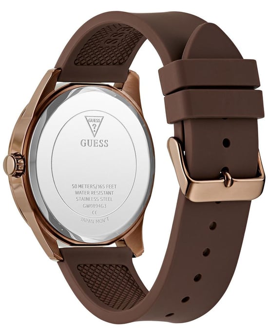 Guess Elliot Heren Horloge Bruin GW0894G3 - Image 3