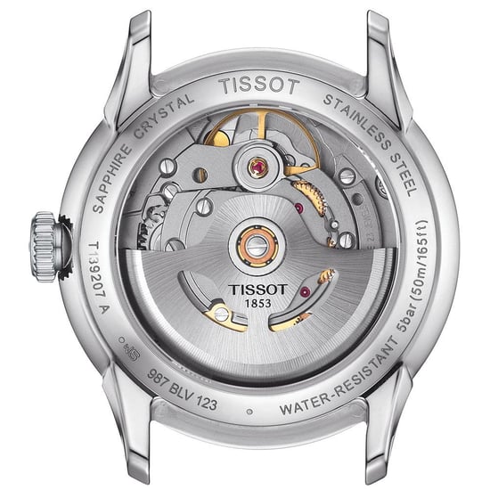 Tissot T-classic Chemin Des Tourelles Powermatic 80 Women's Red Watch T1392071611100 - Image 3