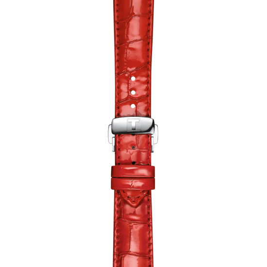 Tissot T-classic Chemin Des Tourelles Powermatic 80 Women's Red Watch T1392071611100 - Image 4