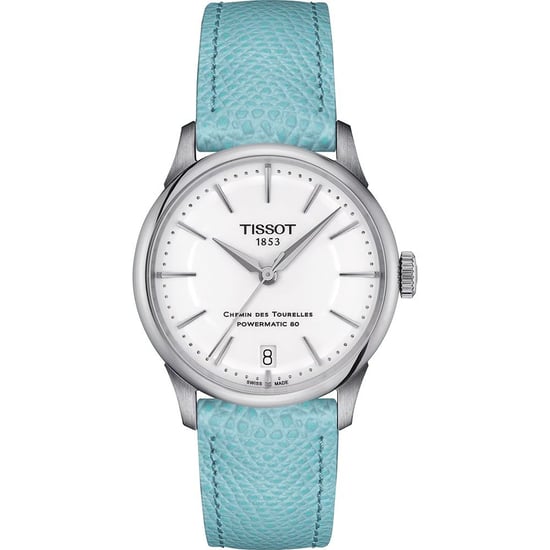 Tissot T-classic Chemin Des Tourelles Powermatic 80 Dames Horloge Blauw T1392071601100 - Image 1