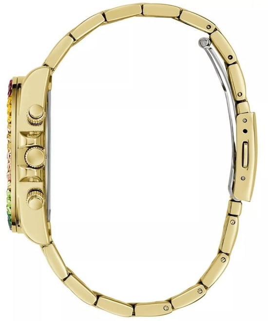 Guess Halo Dames Horloge Goudkleurig GW0690L4 - Image 2