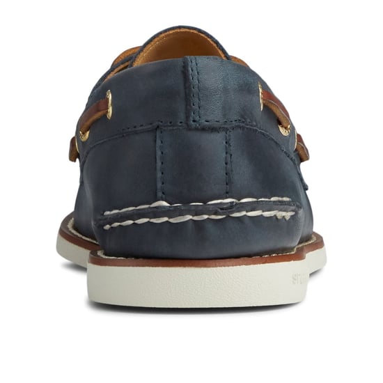 Sperry Authentic Gold Cup Leather Men's Navy Boat Shoes - Image 2