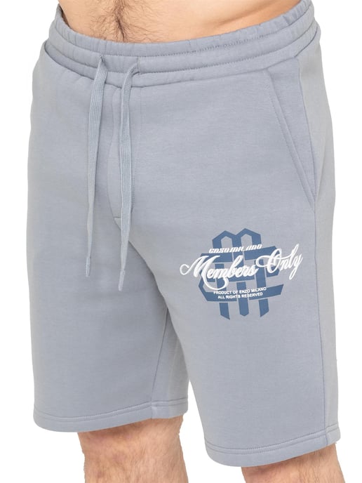 Enzo Milano | Mens Printed Fleece Shorts - Image 1