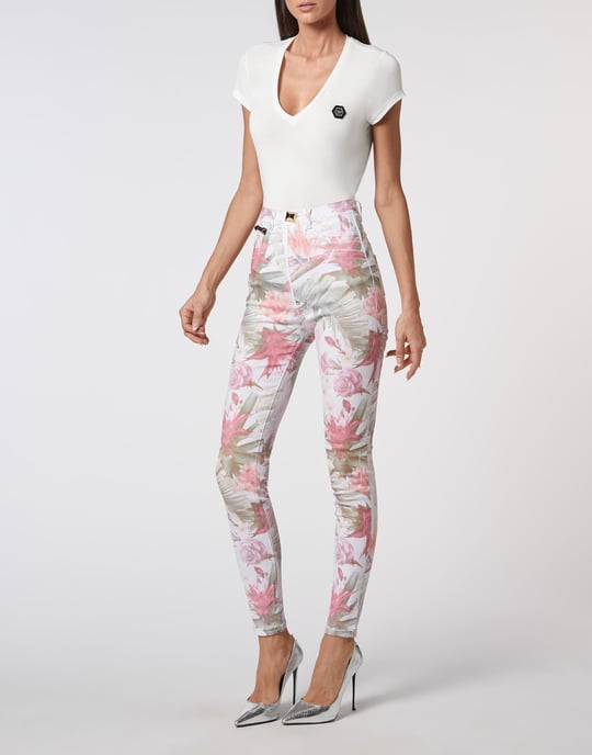 Super High Waist Jegging Flowers - Image 4