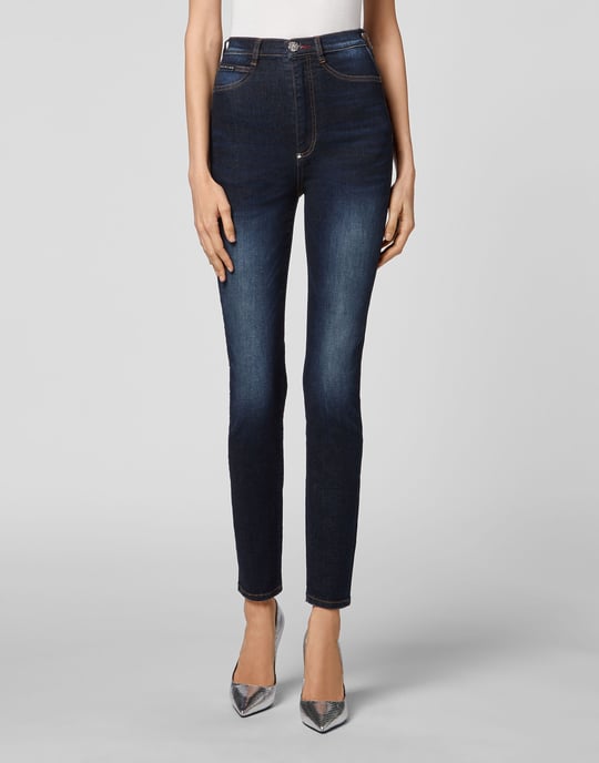 Super Hoge Taille Jegging Iconic Plein - Image 2