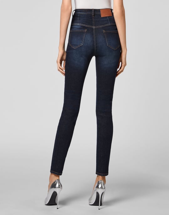 Super Hoge Taille Jegging Iconic Plein - Image 3