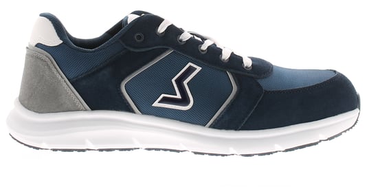 Tradesafe Mens Safety Shoes Trainers Composite Toe Warren Leather blue - Image 2