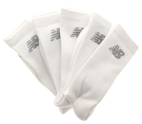 New Balance Mens Socks 10pk Crew M 7-8 L 9-11 white - Image 2