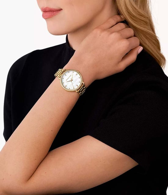 Michael Kors Pyper Dames Gouden Horloge MK4666 - Image 4