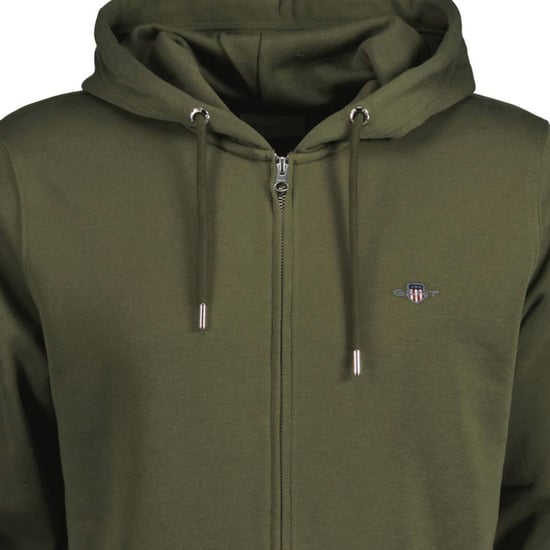 Gant Regular Shield Full Zip Hoodie Sweat Jacket - Image 2