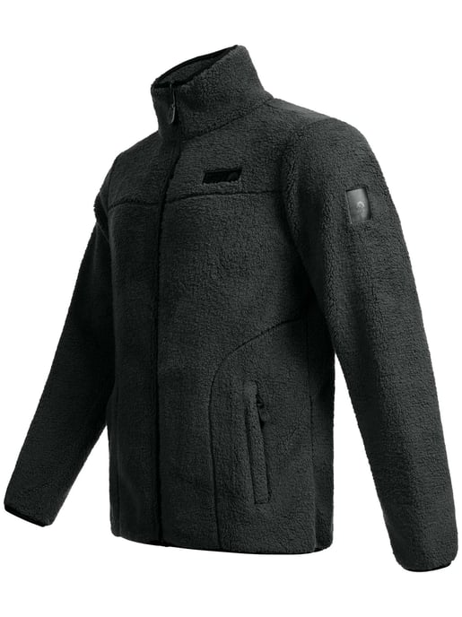 Arctic Seven fleecejas voor heren – Warme outdoorjas met rits – Antraciet - Image 3
