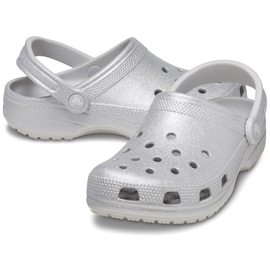 Crocs Classic Glitter Thermoplastic Atmosphere Clogs - Image 3