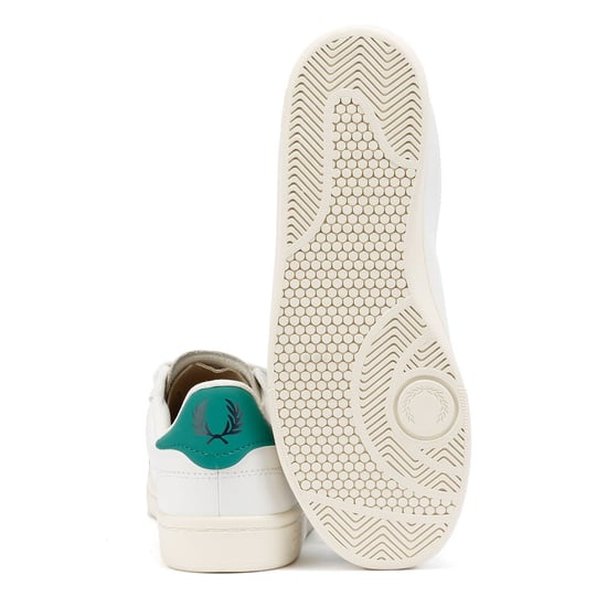Fred Perry Tennis Cupsole Läder Herr Vita Sneakers - Image 4