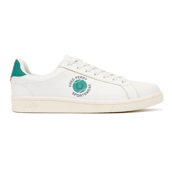Fred Perry Tennis Cupsole Läder Herr Vita Sneakers - Image 5