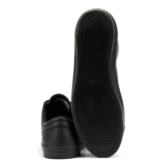 Fred Perry Baseline Leather Men's Black/Laurel Green Trainers - Image 4