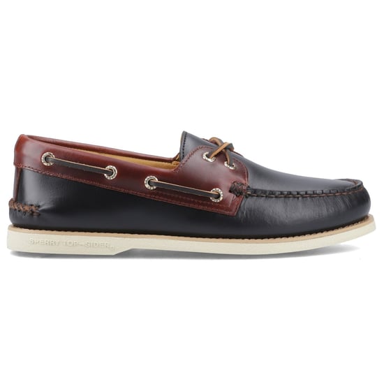 Sperry Authentic Gold Cup Heren Bootschoenen Van Zwart/Bruin Leer - Image 5