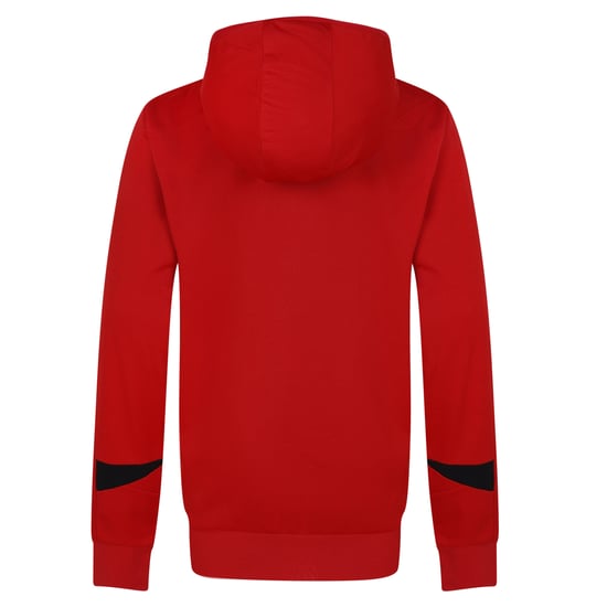 Umbro Childrens/Kids Total Training Knitted Hoodie (Vermillion/Black) - Image 2
