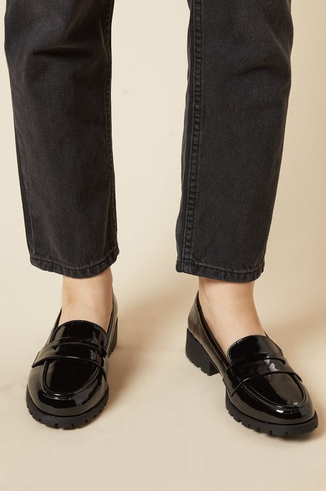 Wide Fit Leoni Chunky Loafers - Image 2