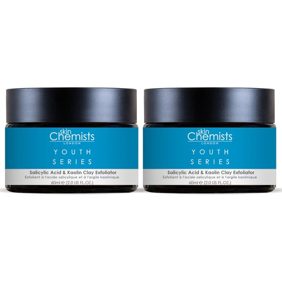 skinChemists Youth Series Salicylic Acid & Kaolin Clay Exfoliator 60ml x 2 Duo Pack - Image 1
