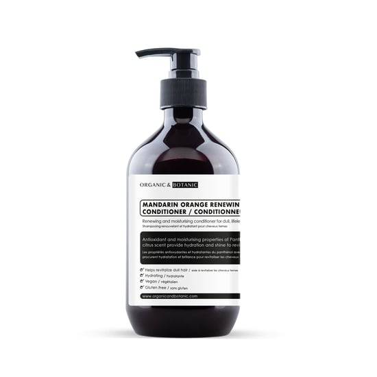 Biologische & Botanische Mandarin Oranje Vernieuwende Conditioner 500ml x 2 Duo Pack - Image 2