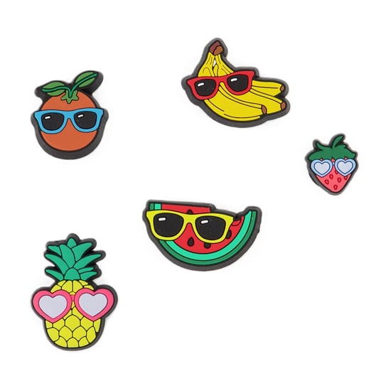 Cute Fruit With Sunnies 5 Jibbitz Pack - Crocs - Multi - Synthetic - Image 1