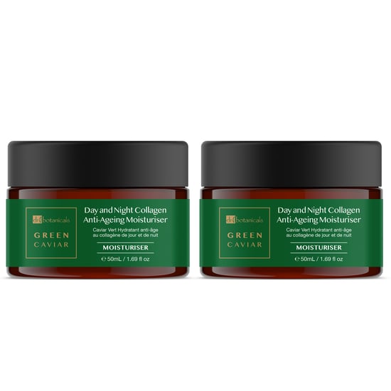 Dr Botanicals Green Caviar Day & Night Collagen Anti-Ageing Moisturiser 50ml x 2 Duo Pack - Image 1