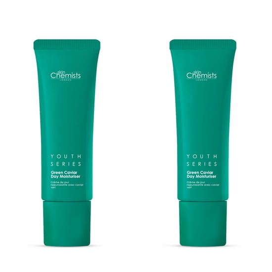 skinChemists Youth Series Green Caviar Day Moisturiser 50ml x 2 Duo Pack - Image 1