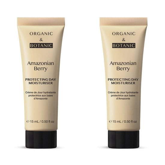 Organic & Botanic Amazonian Berry Day Moisturiser 15ml x 2 Duo Pack - Image 1