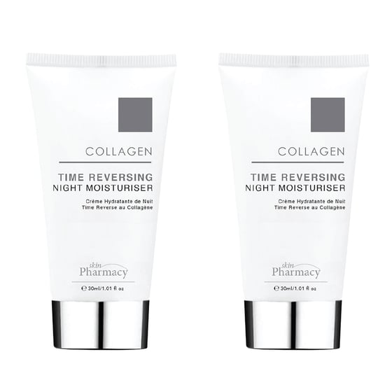 skinPharmacy Collageen Tijd Terugdraaiende Nachtbevochtiger 30ml x 2 Duo Pack - Image 1