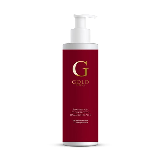Gold Serums Foaming Mousse Cleanser with Hyaluronic Acid 200ml - Image 1