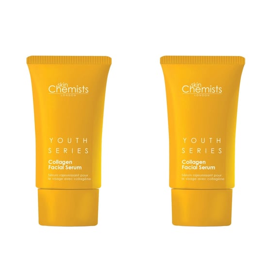 skinChemists Jeugdserie 2% Collageen Gezichtsserum 30ml x 2 Duo Pack - Image 1