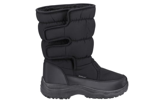 Cotswold Welland Textiel Dames Zwarte Winter Middelhoge Laarzen - Image 1