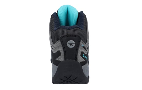 Hi-Tec Corzo Mid Pu Suede Wandelschoenen Voor Dames In Grafietgrijs/Donkerrood - Image 3