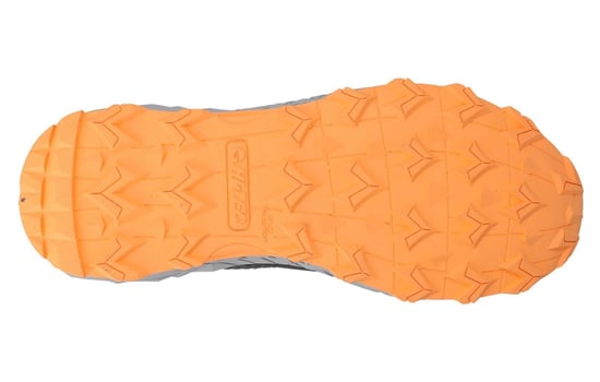 Hi-Tec Fuse Trek Mid Polyester Heren Wandelschoenen In Staal/Grijs/Geel - Image 4