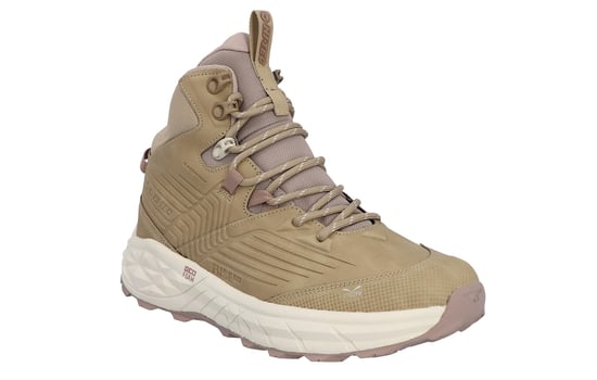 Hi-Tec Fuse Trek Mid Polyester Wandelschoenen Voor Dames In Taupe/Witkap Grijs/Warm Taupe - Image 2