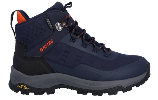 Hi-Tec Storm Expedition Sport Heren Wandelschoenen Van Polyurethaan In Marineblauw/Oranje - Image 1