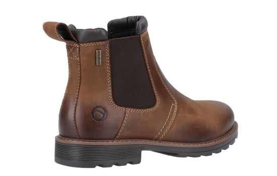 Cotswold Leafield Leren Heren Laarzen In Tan - Image 3