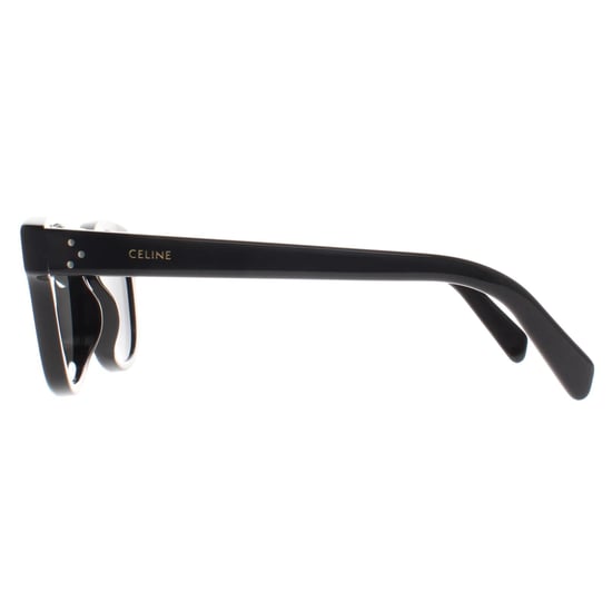 Celine Square Mens Shiny Black Smoke Grey Bold 3 Dots CL40233I - Image 3