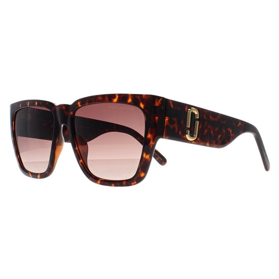 Marc Jacobs Square Womens Tortoise Dark Brown Gradient MARC 646/S Sunglasses - Image 2