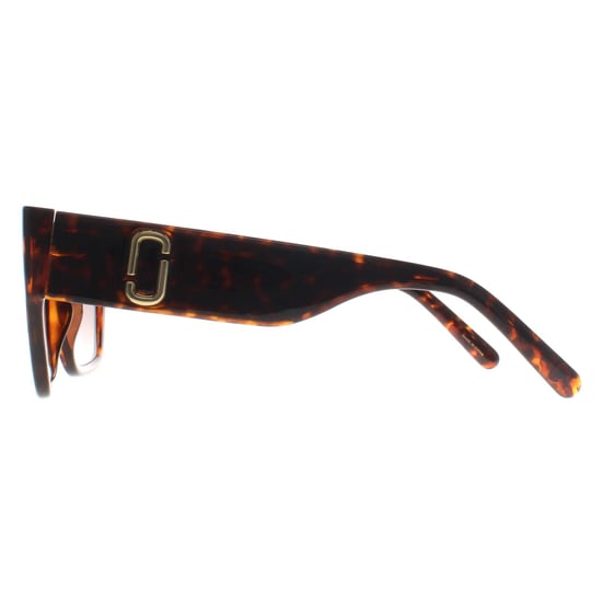 Marc Jacobs Square Womens Tortoise Dark Brown Gradient MARC 646/S Sunglasses - Image 3