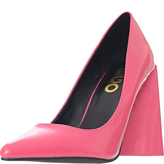 Womens Ego As I Am Statet Block Heel Shoes In Pink - Image 1