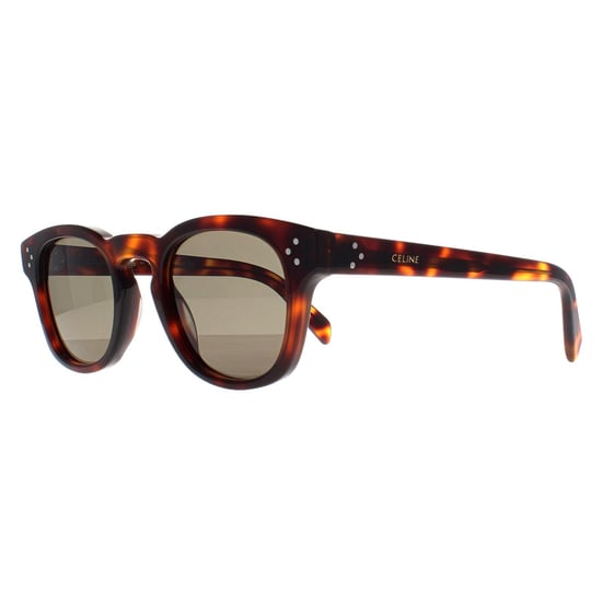 Celine Round Mens Blonde Havana Green Bold 3 Dots CL40233I - Image 2