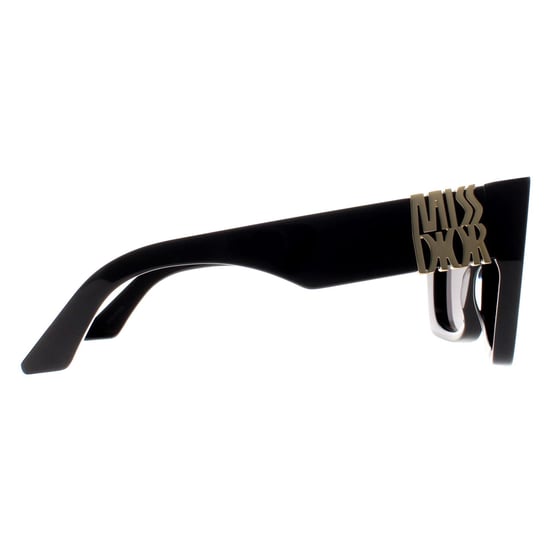 Dior Square Womens Shiny Black Smoke Grey MissDior S2I - Image 4