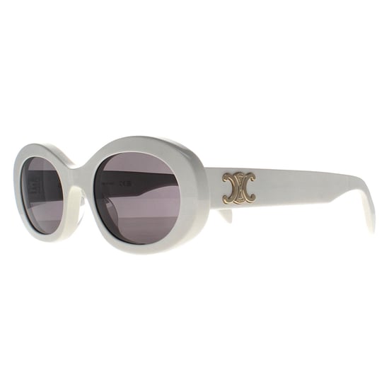 Celine Round Womens Ivory Smoke Grey Triomphe CL40194U - Image 2
