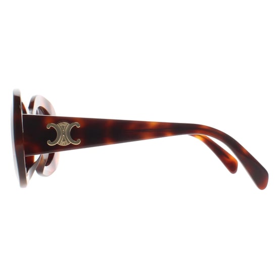 Celine Oval Womens Blonde Havana Smoke Grey Triomphe CL40292U - Image 3