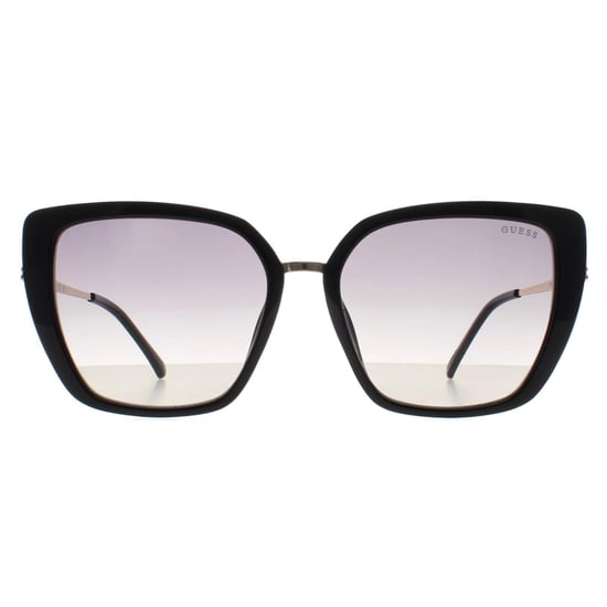 Guess Cat Eye Womens Shiny Black Grey Gradient GF6199 - Image 1