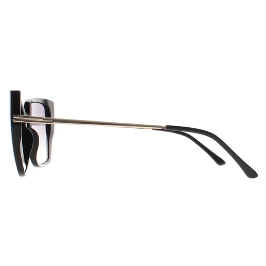 Guess Cat Eye Womens Shiny Black Grey Gradient GF6199 - Image 3