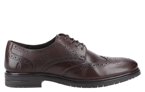 Hush Puppies Santiago Leren Heren Bruine Brogues Schoenen - Image 1
