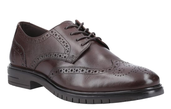 Hush Puppies Santiago Leren Heren Bruine Brogues Schoenen - Image 2